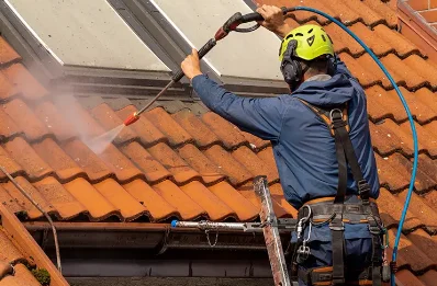 Démoussage et hydrofuge de toiture à Colondannes